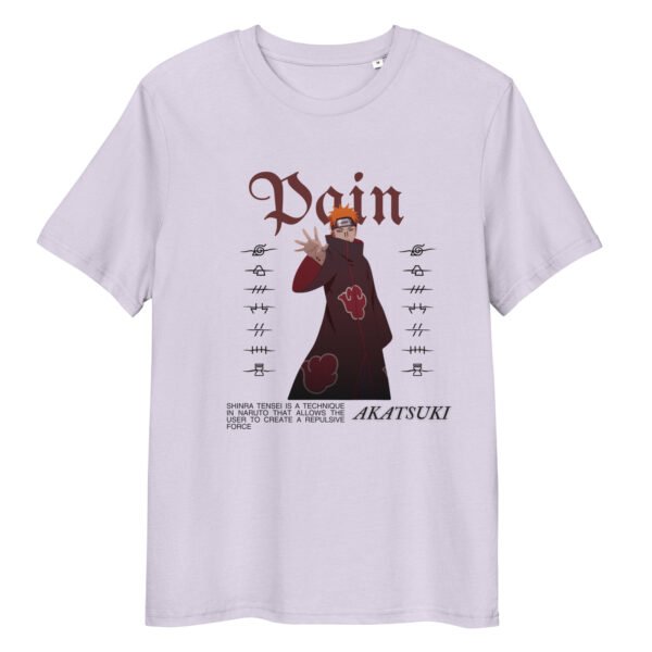 Camiseta de algodón orgánico unisex-Pain - Image 5
