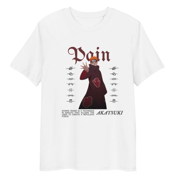 Camiseta de algodón orgánico unisex-Pain - Image 7